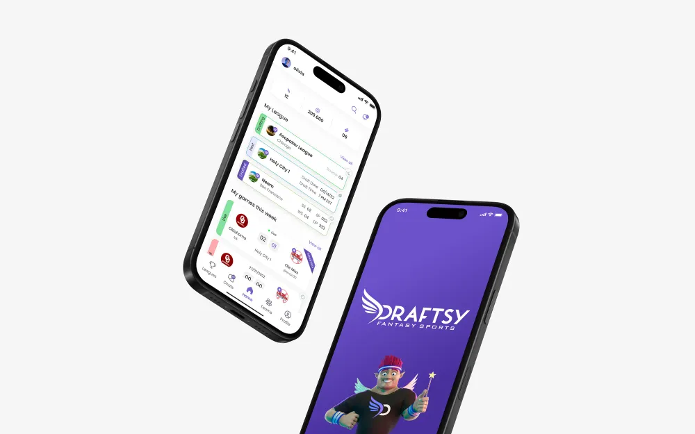Draftsy: Team-based fantasy sports with real-time drafting, timers, and fallbacks.